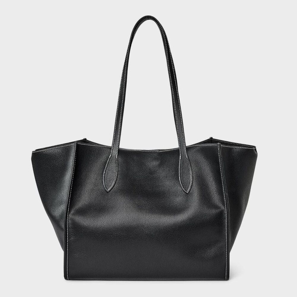 a new day Black Tote Bag